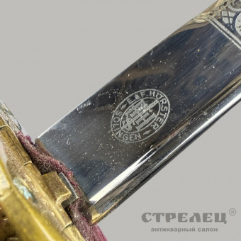 фото — сабля немецкая морская офицерская «кайзермарине», 1871–1918 гг.